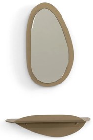 Beżowa metalowa półka 34 cm Pipa – Spinder Design