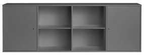 Antracytowa niska komoda wisząca 176x61 cm Mistral – Hammel Furniture