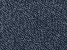 Ciemnoniebieska sofa z tkaniny szenilowej 276 cm Neil – Bobochic Paris