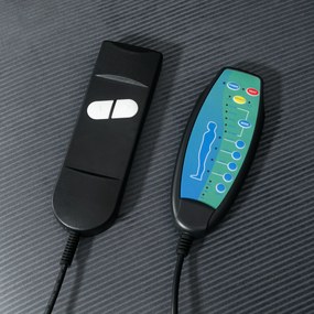 HOMCOM Fotel TV z masażem i ogrzewaniem funkcja ułatwiająca wstawanie ciemnoszary 79x97x103 cm | Aosom PL