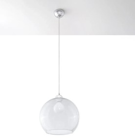 Lampa wisząca BALL transparentna SOLLUX  LIGHTING