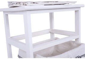 Komoda Ruby biały, 73 cm