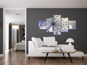 Obraz - Zamarznięty kwiat (125x70 cm)