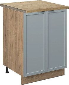 Szafki kuchenne jasnoniebiesko-szary 60x60x82 fame-line