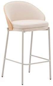 Beżowo-jasnonaturalny hoker (wysokość siedziska 65 cm) Eamy – Kave Home