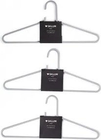 Zestaw 6 Wieszaków Alham Perłowoszary - Sklum