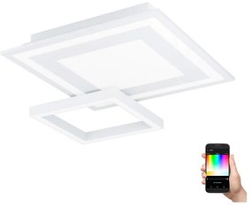 Eglo 99311 - LED RGB Oświetlenie sufitowe SAVATAEILA-C LED/20W/230V + Pilot