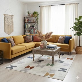 Dywan nowoczesny 3D Desire  kremowy 160 cm x 230 cm