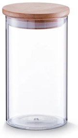 Szklany pojemnik z bambusową pokrywką, 1000ml , ZELLER