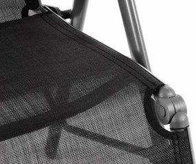 Ogrodowe aluminiowe krzesło składane z podnóżkiem RELAX - an