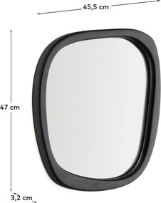 Lustro ścienne z drewnianą ramą 45,5x47 cm Alura – Kave Home