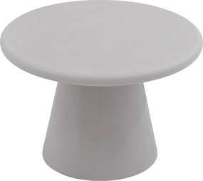 Stolik kawowy okrągły Clav 60 cm - jasny szary