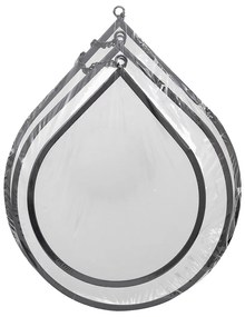 Zestaw luster metalowych w kształcie kropli LENY, 3 szt.