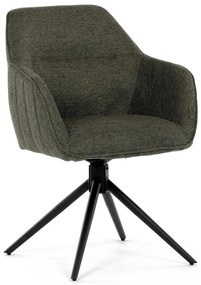 Zestaw krzeseł obiadowych z mechanizmem zwrotnymHC-536 GRN2, 2 szt.