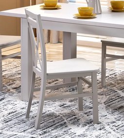 Drewniane krzesło w kolorze kaszmir do jadalni Dariusz 2 Halmar