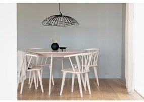 Okrągły stół z blatem w dekorze dębu 115x115 cm Yumi – Rowico