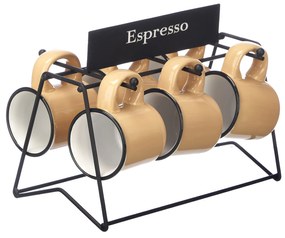 Filiżanki do espresso, 6 sztuk, 100 ml