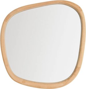Lustro ścienne z drewnianą ramą 45,5x47 cm Alura – Kave Home