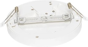 Reflektor natynkowy lub wpuszczany biały 18 cm z diodą LED 3-stopniowy ściemniacz do ciepłego światła z przełącznikiem DIP - Trans