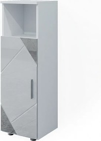 Szafka Midi biały wysoki połysk z wkładkami 30x30x95 irma