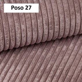 Narożnik wolnostojący CARL Prawy w tkaninie POSO 027