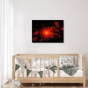 Obraz na szkle - błyszcząca abstrakcja (70x50 cm)