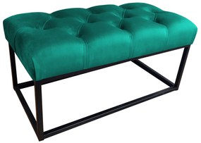 Ławka CHESTERFIELD LOFT MG20 pufa podnóżek metal