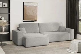 Narożnik Karl XL tkanina Quelle 83 jasnoszary