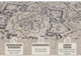 Szarobeżowy dywan 80x120 cm Terrain Designer Sand – Hanse Home