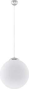 Sollux SL.0264 - Lampa wisząca na przewodzie UGO 1xE27/15W/230V śr. 30 cm, biała