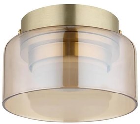 Globo 16055DG - LED Plafon HIGGINS 1xGX53/6W/230V śr. 13 cm brązowy