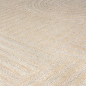 Beżowy dywan wełniany Flair Rugs Zen Garden, 120x170 cm