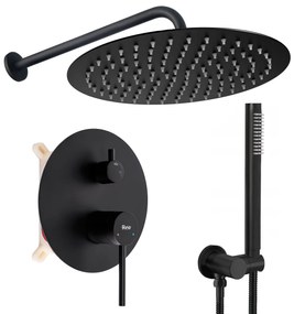 Zestaw natryskowy podtynkowy Rea Foss Clif Czarny + BOX