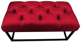 Ławka CHESTERFIELD LOFT MG31 pufa podnóżek metal