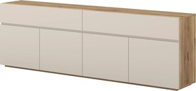 Komoda ELAN 200 cm do Salonu Sypialni Odcienie beżu