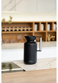 Termos w kolorze matowej czerni 1 l Lungo – Vialli Design