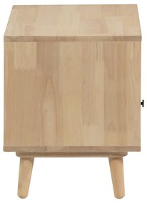 Szafka nocna z drewna kauczukowego Kave Home Wari