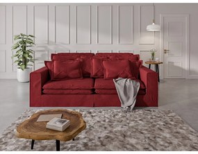 Czerwona sofa 236 cm Nora – Ropez