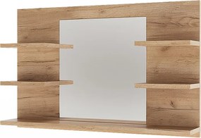 Szafka z lustrem w łazience złoty dąb energetyczny 78x13.6x50 wilbur