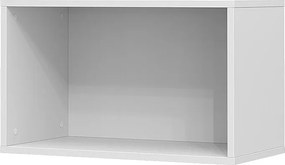 Półka ścienna biały 60x30x36 tomy