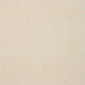 Dekoracyjna poszewka na poduszkę PETAL FRAME 40x40 cm, kremowa