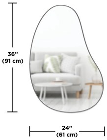 Lustro ścienne 61x92 cm Hubba Pebble – Umbra