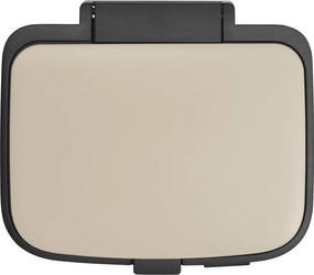 Beżowy stalowy kosz na śmieci z pedałem 4 l Bo – Brabantia