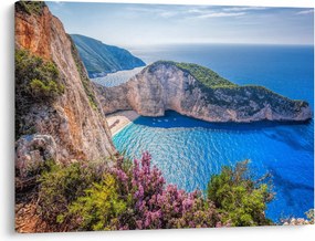 Obraz - Plaża Navagio, Grecja (70x50 cm)