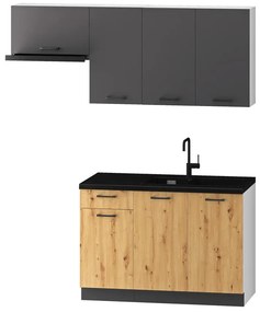 Komplet mebli kuchennych 1,2 x 1,8 m M1-E64