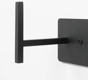 Czarny metalowy wieszak ścienny Chapman – Spinder Design