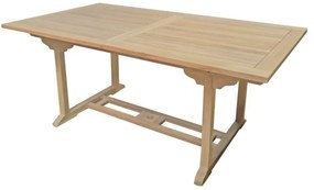 Stół ogrodowy z litego drewna tekowego 100x180 cm Solo – Garden Pleasure