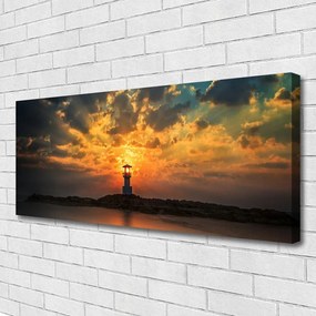 Obraz na płótnie Latarnia na Skalistym Brzegu