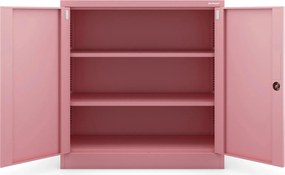 Szafka biurowa Fresh Style Beata 90x40x93 cm pudrowy róż