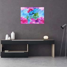 Obraz - Kolorowe fale (70x50 cm)